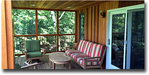 Porches, Front Porches, Screened Porch, 3 Season Porches custom built in Vermont
